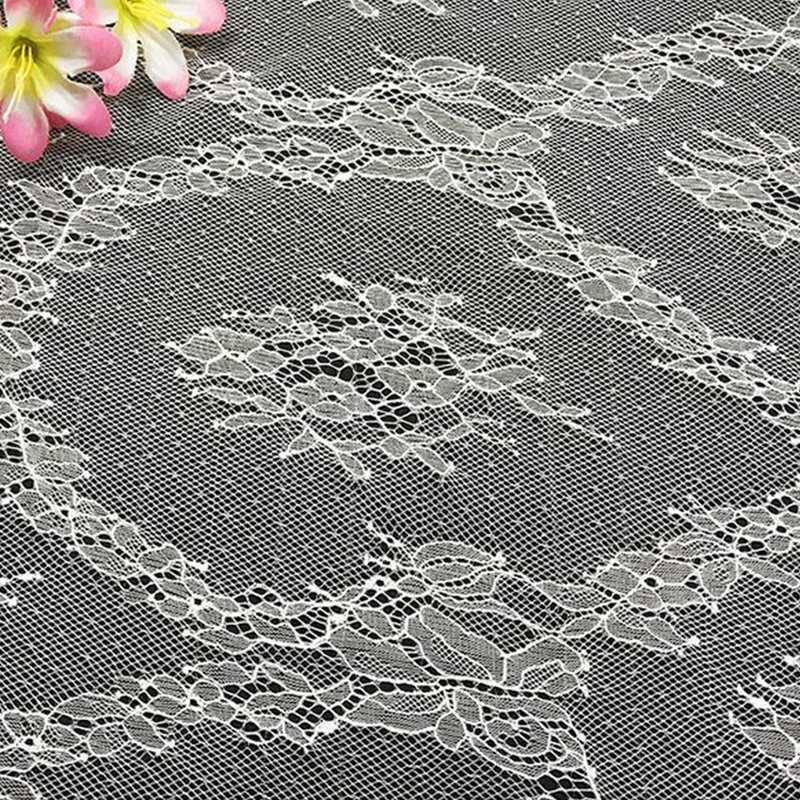 Lace Trim Dress Wave Polyester Lace Fabric for Women's Wear Wholesale 8